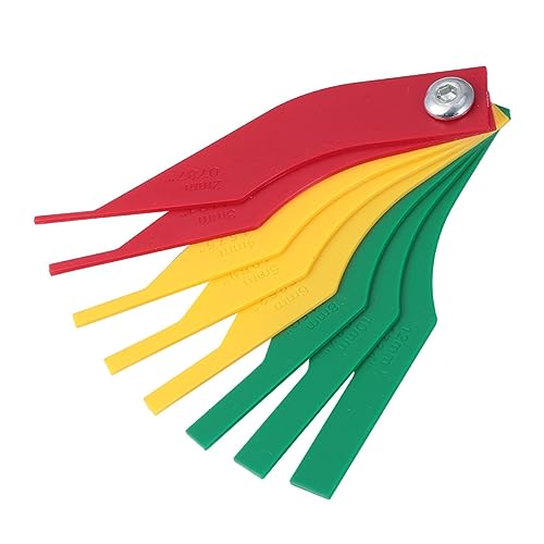 VINTORKY Brake Pad Measurement Tool 2pcs Pad Thickness Gauge Disc Brake Gauge Tester Scale