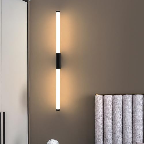 Iluminación de pared interior moderna LED larga oro para sala de estar 7
