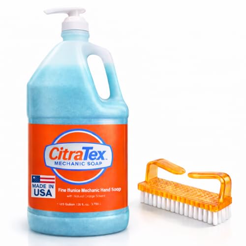 Citratex Heavy Duty Mechanic Hand Soap with Fine Pumice - Industrial Strength Hand Cleaner for...