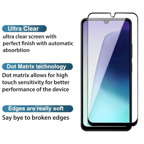 Image of 100FIT Tempered Glass For Redmi 14C 5GWith Full Glue Edge-to-Edge Protector And Easy Installation Kit