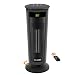 ASTERION Indoor Electric Space Heater, Portable Oscillating Ceramic Heater with Adjustable Thermostat, Timer Energy Efficient Heater with Overheating Tip Over for Office Home Bedroom, 1500W Black
