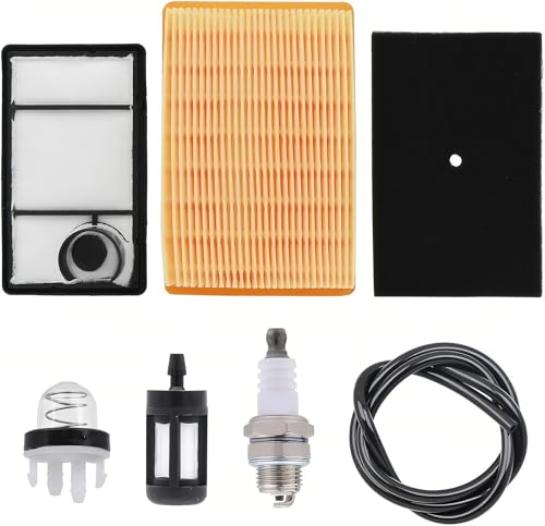 FitBest Air Filter Tune Up Kit for Stihl BR350 BR430 BR450 BR450C-EF SR430 SR450 Backpack Blower, Replacement Air Filter 4223-141-0300 with Fuel Filter & Spark Plug