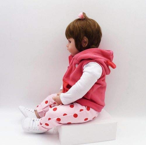 Boneca Reborn Bebe Menina Rafa Corpo De 100% Silicone Com PelĂșcia Girafa 6 Boneca Reborn Bebe Menina Rafa Corpo De 100% Silicone Com PelĂșcia Girafa - Imagem 6