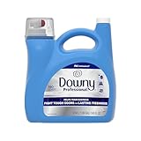 Downy Fabric Softener, Bulk Liquid Fabric Conditioner for Commercial & Residential Washing Machines, 190 loads, Clean & Fresh Scent, 140 fl oz