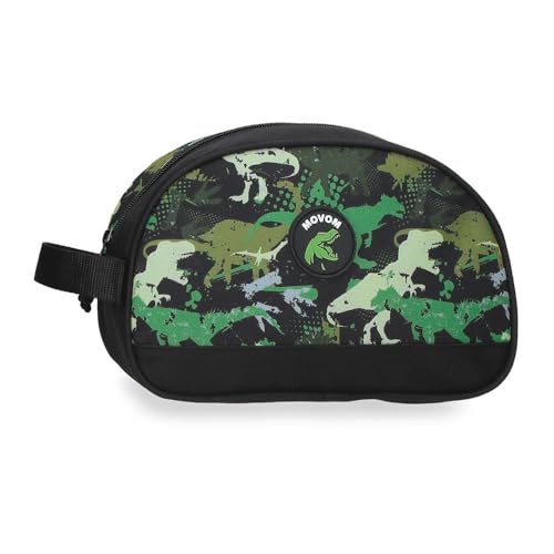 Movom Raptors Neceser Adaptable Negro 24x14x10 cms Poliéster by Joumma Bags