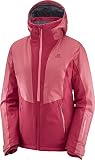Salomon Women's Stormrace JKT W, Garnet Rose, Medium