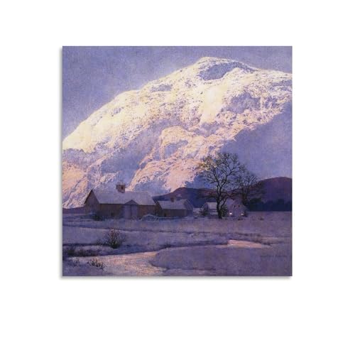 Impression sur toile Maxfield ferme parrish hiver déco moderne chambre