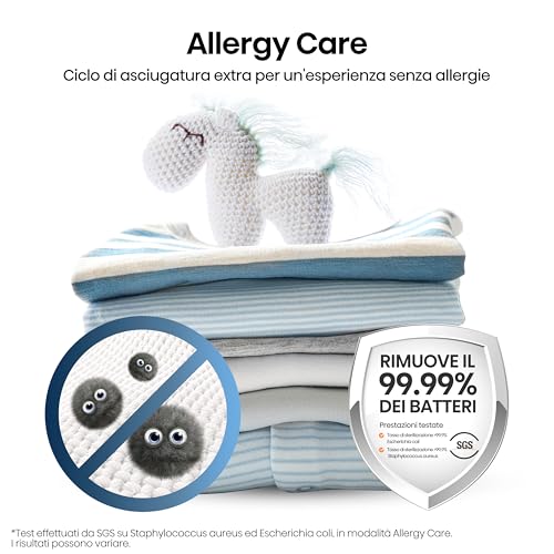 Hisense DHQE900UWDC Asciugatrice A Pompa Di Calore, 9 Kg, D, Bianco, Big Display, 15 programmi, Refresh - Immagine 4