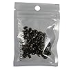 Round Flat Head Chicago Screws Buttons for Leather Crafting, 1/4 Inches (6mm) Repair Screw Post Fastener, Metal Nail Rivet Studs, Bronze, 500 Sets, Diameter 5/16 Inches (8mm) #2