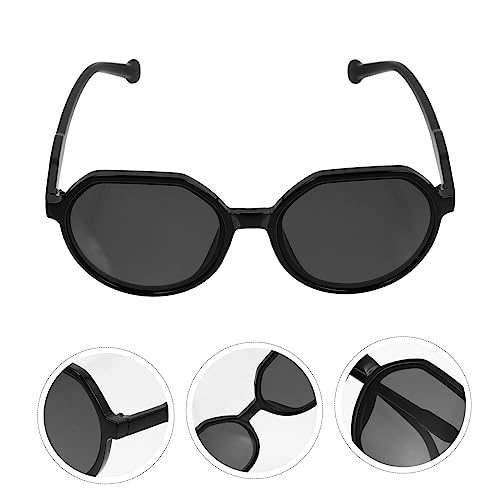 VALICLUD Fashion and Elegant Round Sunglasses Anti-glare Men's Circular Eyewear Big Round Beach Photo Prop Candy Sunglasses4