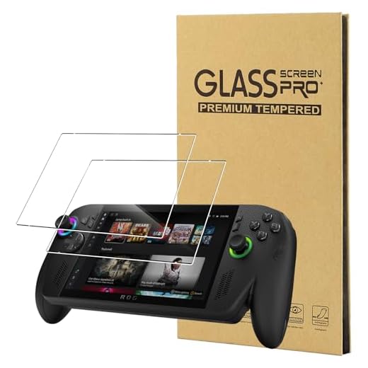 CONAPIKA 2 Stück Schutzfolie für ASUS ROG Xbox Ally/ASUS ROG Xbox Ally X, 9H Härte Kratzfest Anti-Bläschen Gehärtetes Glas Folie HD-Klar Hohe Empfindlichkeit Anti-Fingerabdruck Displayschutzfolie