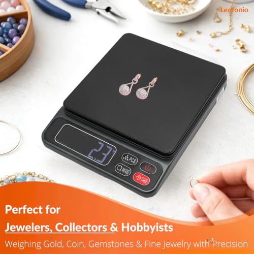 Image of Digital Gold Weight Machine | 0.01g TO 1Kg Jewellery Scale | Weight Scale | | weight machine for gold | Electronic weighing machines for Jewellery Small Weight Machine (0.01 TO 1Kg)