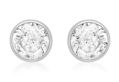 Carissima Gold Orecchini da Donna in Oro Bianco 9K...