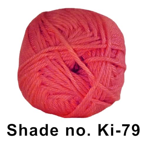 Image of VCR Raspberry Yarn, 100 Grams Hank, 190 Meters Length, Acrylic Ball for Crochet and Knitting, Soft Crosia Threads, Pack of 1 Yarn, Suitable for DIY Crafts
