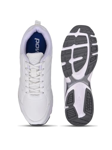 Image of Bata Men's Casual Sports Shoes - White