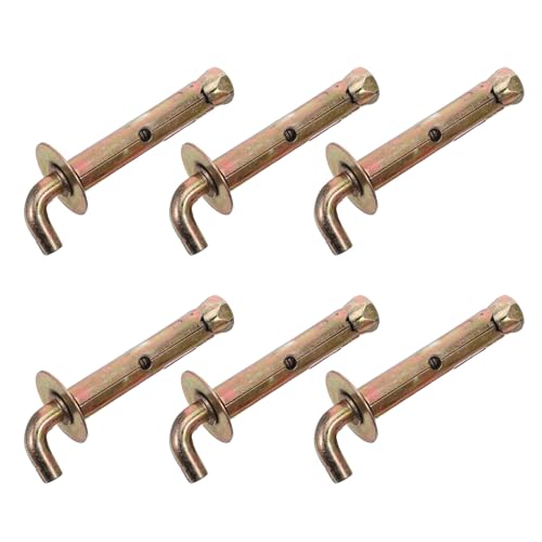 NIYANGLE 3 Sets Heavy Duty Expansion Bolts for Water Heater Wall Mounting Anchor Screws for Concrete Brick Drywall Electric Heater Support Hooks with Easy Installation