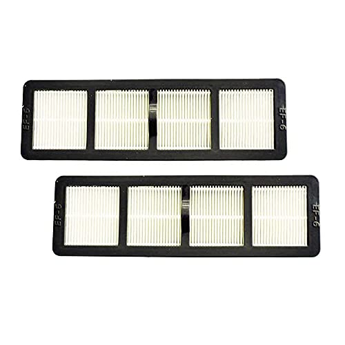 EZ SPARES Replacement for Eureka Airspeed EF6 (EF-6) HEPA Style Filters AirSpeed, Compatible With Part # 830911 & 69963 to fit Eureka Airspeed AS1000 Upright Vacuums(2pcs)