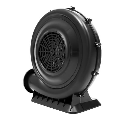 awolsrgiop Souffleur d'air haute pression 250 W - Ventilateur de château gonflable - Ventilateur à faible bruit - Grand volume d'air - Ventilateur...