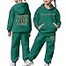 Womail Kids 2 Piece Outfits Christian Lounge Hoodie Sweatsuit Sets Boys Girls Fall Winter Fashion Clothes Inspirational Tracksuits