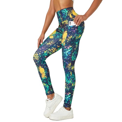 Evievit Yoga Gym Laufhose Sportleggins Sporthose Sport Leggings Damen 3/4...