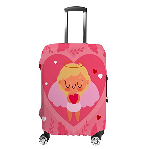 Évitez les rayures avec la housse de protection pour bagages motif cupidon