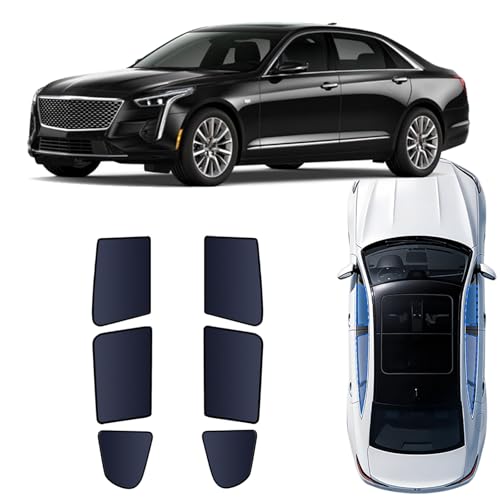 Car Window Covers for Cadillac CT6 2016-2020,Magnetic Car Window Shades Privacy Shades for Road Trips,Napping,Camping,All Side Windows 6PC