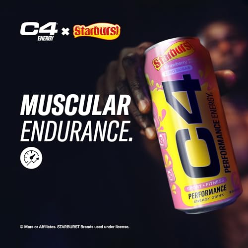 Cellucor 2229607 C4 Performance Energy Drink | Starburst Strawberry thumb #5