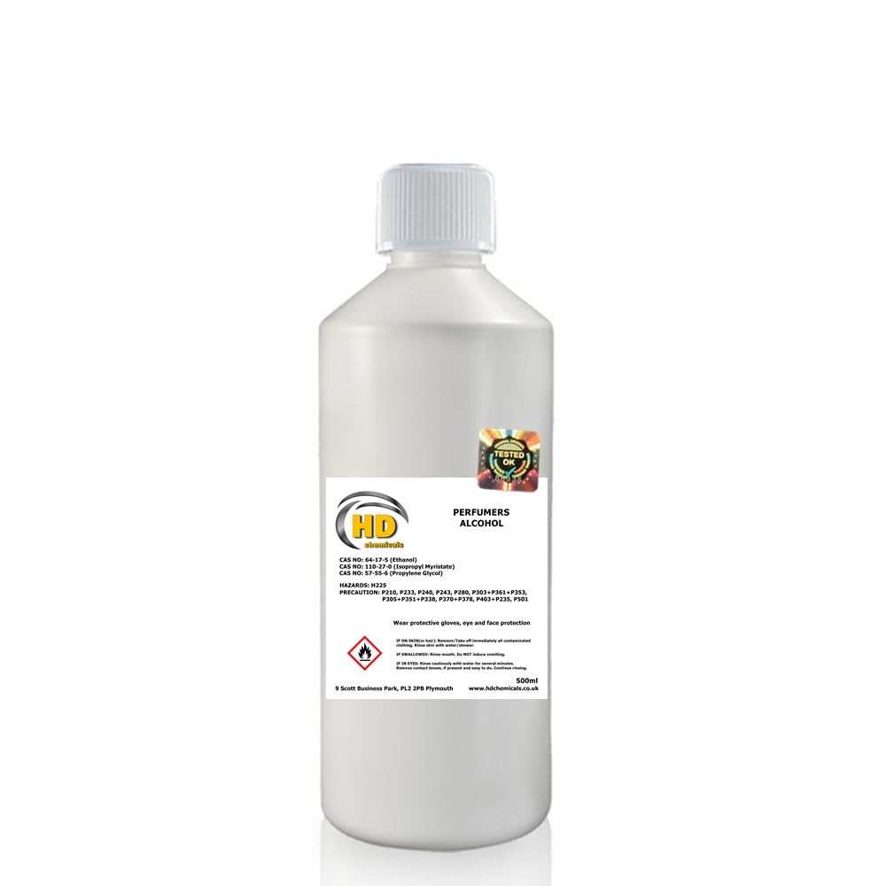 Trading Perfumers Alcohol Make Your Own Perfumes Aftershaves Diffusers Room Sprays 50Ml 100Ml 250Ml 500Ml (500Ml)