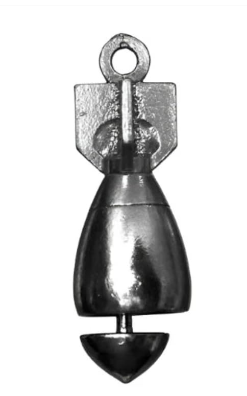 Da Bomb Design Silver Motorcycle Ride Protection Bell or Key Ring