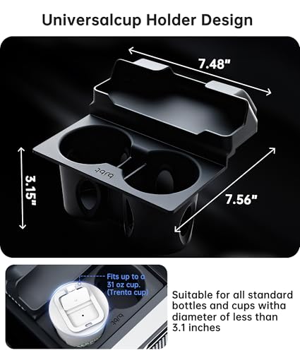 Insertos para portavasos Tesla 2 en 1 negro miniatura 3