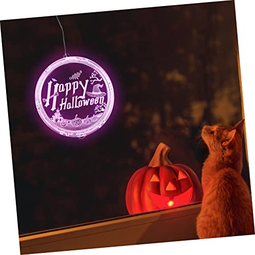 Abaodam 3 Peças Vitrine De Porta De Halloween Operada Para Sucção De Vidro Com Janela De Parede De F