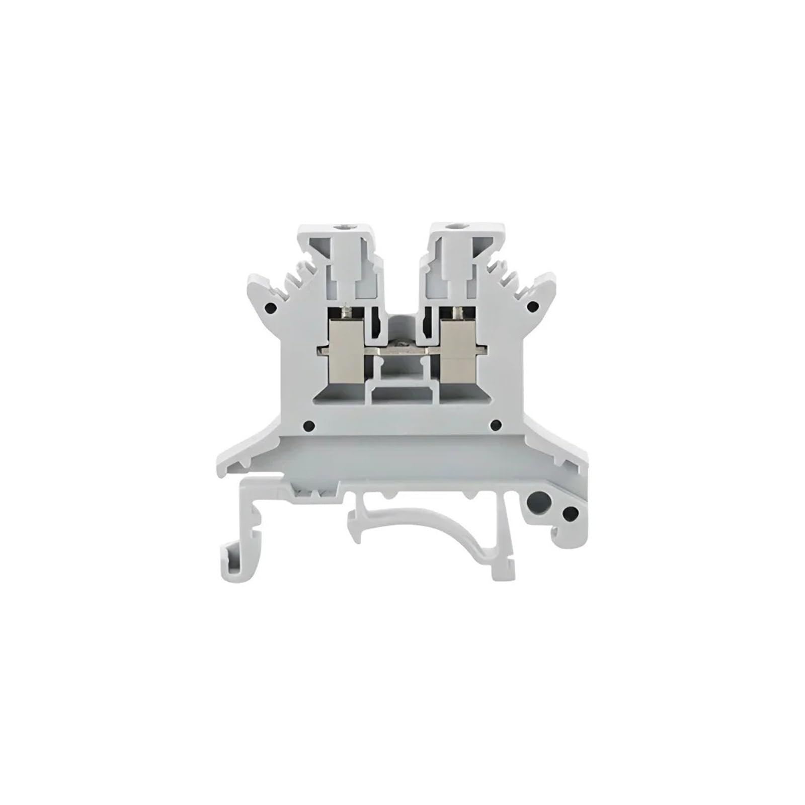 Conector de cable para riel DIN UK-1.5N de conexión por tornillo, pack industrial de 100 5