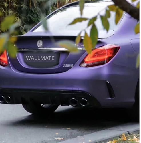 Image of WALLMATE Purple Mat Metallic Vinyl Car Wrap Self Adhesive Bubble Free Sticker for Car, Scooty, Cycle, Bike and Other Vihicle Interior & Exterior Decoration (Purple Metallic, 20X120 in)
