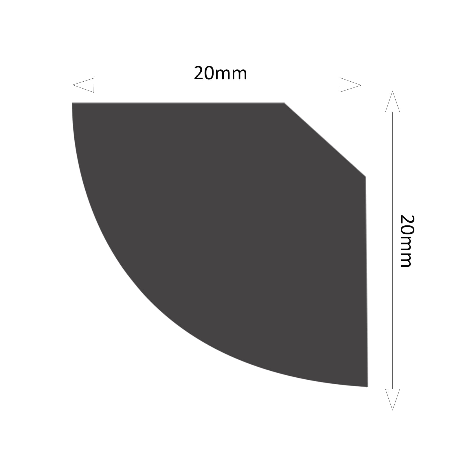 20 Meter Deckenleisten Styropor XPS Stuckleisten Abschlussleiste Decke Weiss 20X20 mm Zierprofile Styroporleisten Deckenleisten Zierleisten Sparpaket ND20