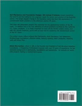 Soil Mechanics and Foundation Design: 201 Solved Problems: Affi