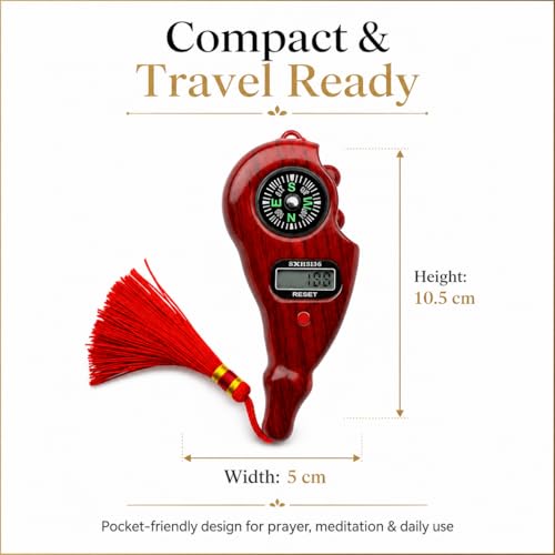 Image of Digital Jaap Counter Ring with Display, Naam Jap Counter Machine for Mantra Counting, Mala Jaap Counter, NAM Jap Counter, Tasbeeh Counter Ring, 5 Digit Chanting Count Machine for Prayer & Meditation