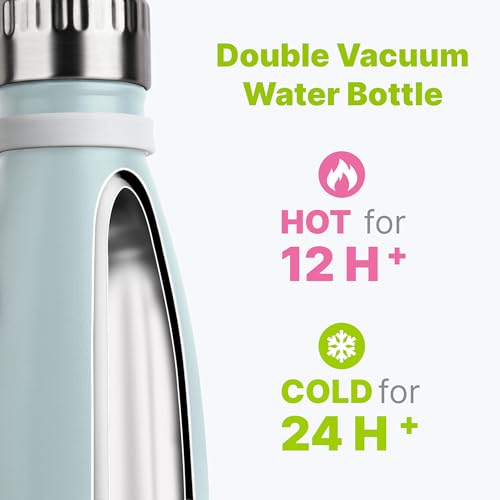 Image of 9 oz Water Bottle Double Wall Vacuum Insulated Sports Water Bottle for Kids