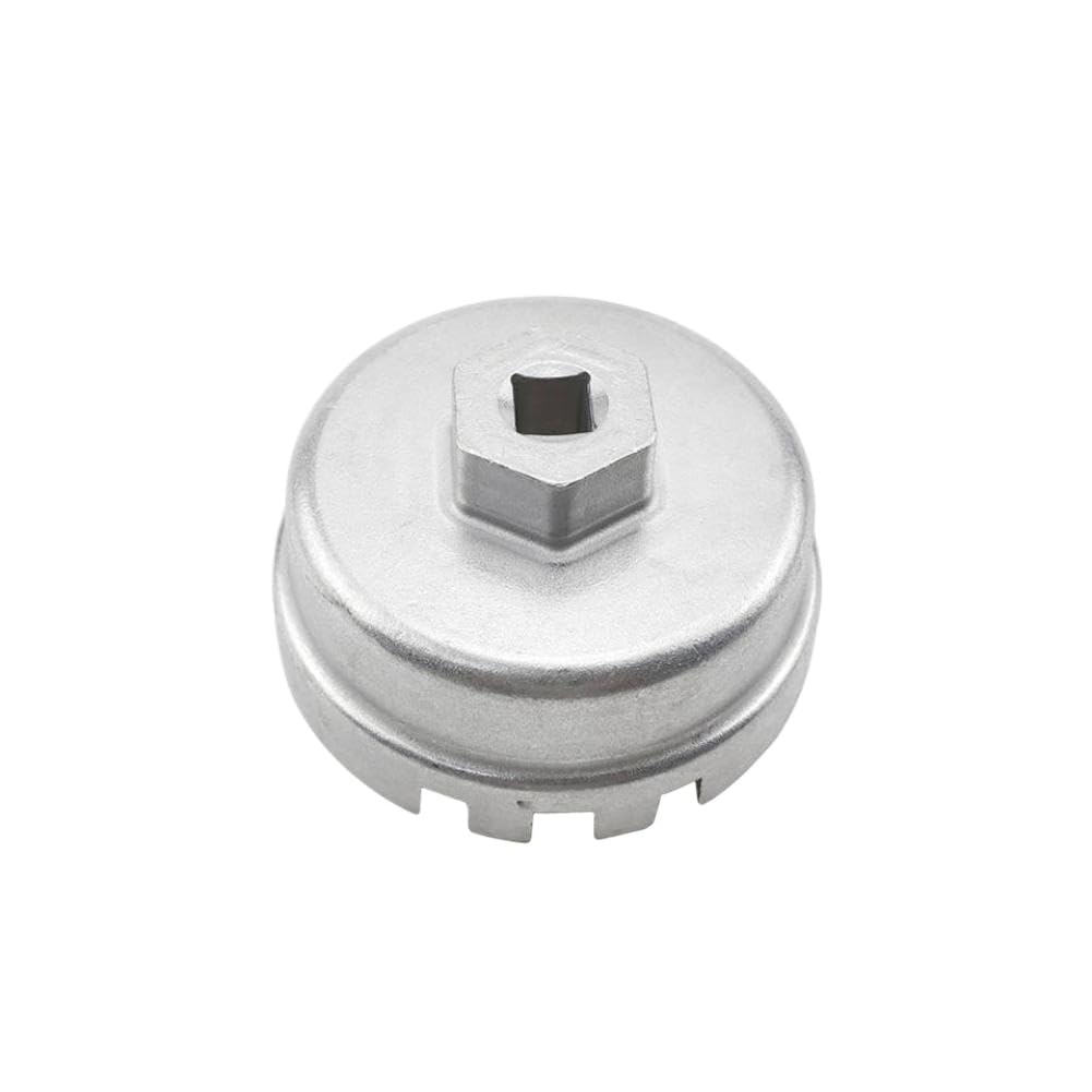 Dvchjnpwt Silver Hat-Type Aluminum Oil Filter Wrench Compatible With Prius Matrix Tundra Sienna Avalon(Silver)