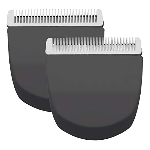 Audoc 2 Pack Black Professional Peanut Clipper/Trimmer Snap On Replacement Blades #2068-300-Fits Compatible with Professional Peanut Hair Clipper Cover