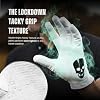 Death Grip Skeleton Golf Gloves Men (2 Pack) | Engineered for Dominant Grip with All-Weather Performance Synthetic Leather | Skull & Skeleton Design Cool Golf Gloves