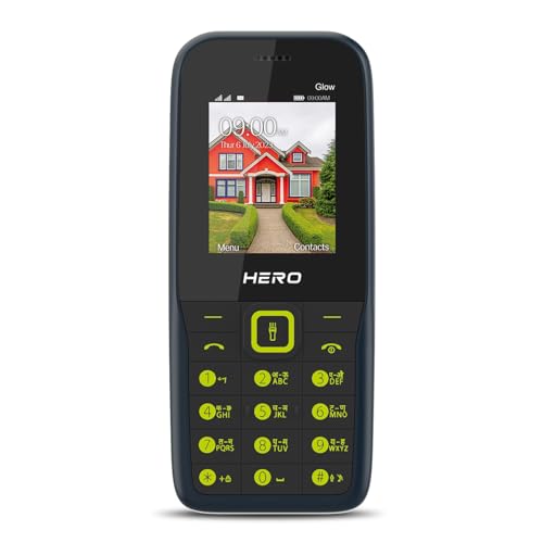 Image of Lava All-New Hero 600i Glow Keypad Mobile Phone with Long Lasting Battery | 10 Regional Language Support | Auto Call Recording | Wireless FM with Recording and 32 GB Expandable Storage | Blue Green