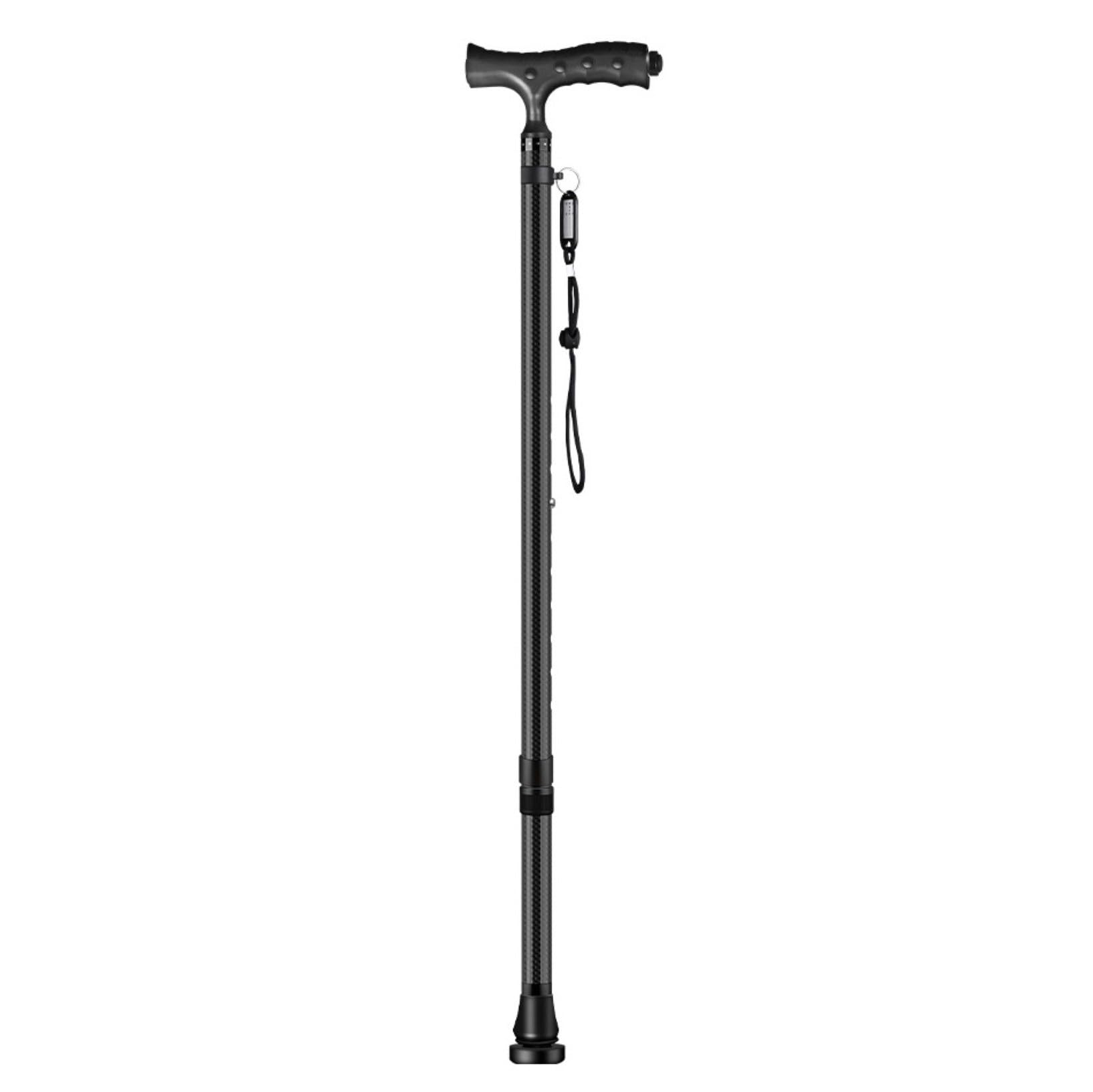 Bastones Ajustables para Hombres,Bastones Portátiles Ajustables Ligeros Pie Libre con Luz Incorporada,Bastones para Las Mujeres para La Estabilidad