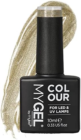 MYGEL by Mylee Nail Gel Polish 10ml [Once Upon a Night] UV/LED Soak-Off Nail Art Manicure Pedicure for Professional, Salon & Home Use [Fine Glitters Range] - Long Lasting & Easy to Apply