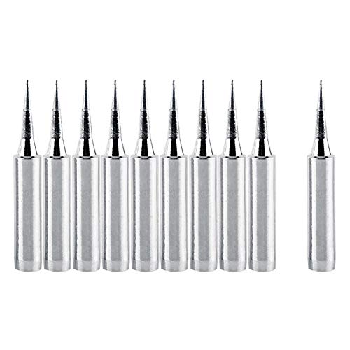 10Pcs Soldering Tips, Mechanic Soldering Iron Tips Replaceable X-tronic Micro Soldering Iron Tips, 900M-T-I Detail Soldering Tips for k601