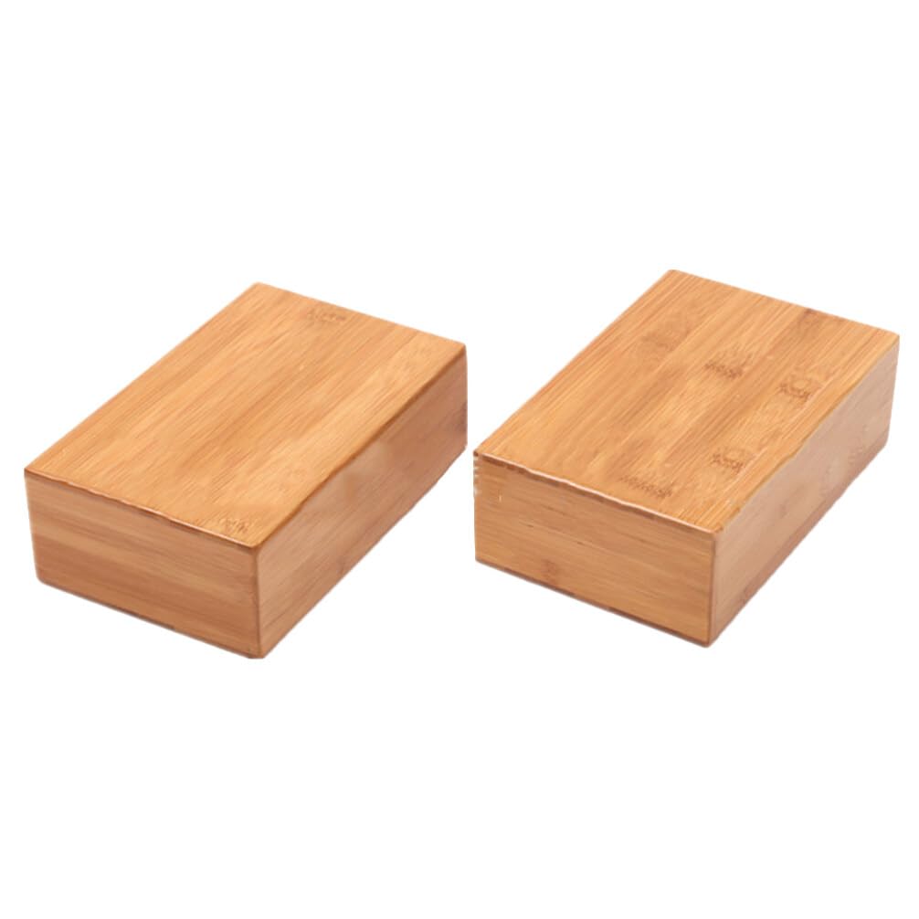 POPETPOP 1pieza Bloque De Yoga De Madera Natural Antideslizante Para Entrenamiento Casa De Para Ejercicio y Flexibilidad
