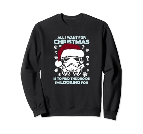 Star Wars Storm Trooper Droid Looking Christmas Sweatshirt