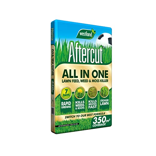 Aftercut All in One Lawn Feed Weed and Mosskiller 350m2 Bag