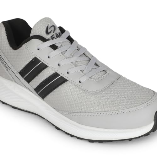 Image of SEAGA Sports Men Running Sports Shoes | Super Soft Breathable Casual Sneakers for Men | Anti-Skid Sole | Cushioned Insole | Lightweight Shoes Pack of 1
