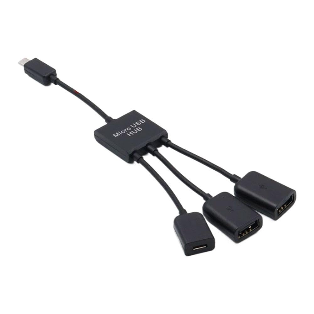 3-in-1 USB C Hub Adapter USB C to 3 Port USB 3 0 High-Speed Data Hub Splitter Portable