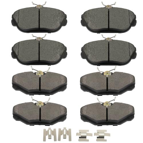 Image of SCITOO D601 D610 Front Metal Rear Ceramic Brake Pad Sets 94-97 For FORD For TAURUS,98-00 For TAURUS,2001-2002 For TAURUS,1993-1994 For LINCOLN For CONTINENTAL,1994-2000 For MERCURY For SABLE